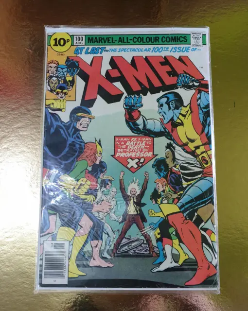 Marvel Comic📖The X-Men #100 Vol 1. Aug. 1976 KEY 🔑 Claremont BRONZE AGE VF 8.0
