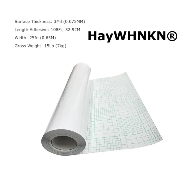 108Ftx25inch  Transparent Glossy Double Side Adhensive Cold Roll Laminating Film