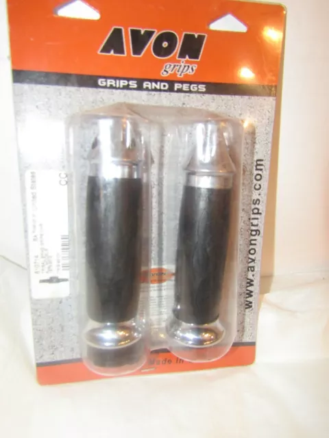 Avon TRIB-92-CH Custom Contour Grips Chrome