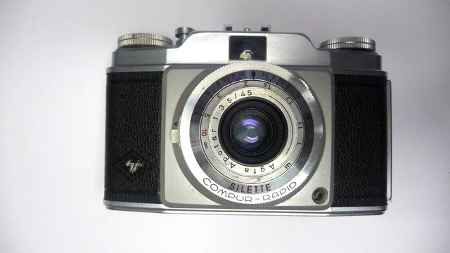 Agfa Silette Compur Rapid Macchina Fotografica Vintage anni '60