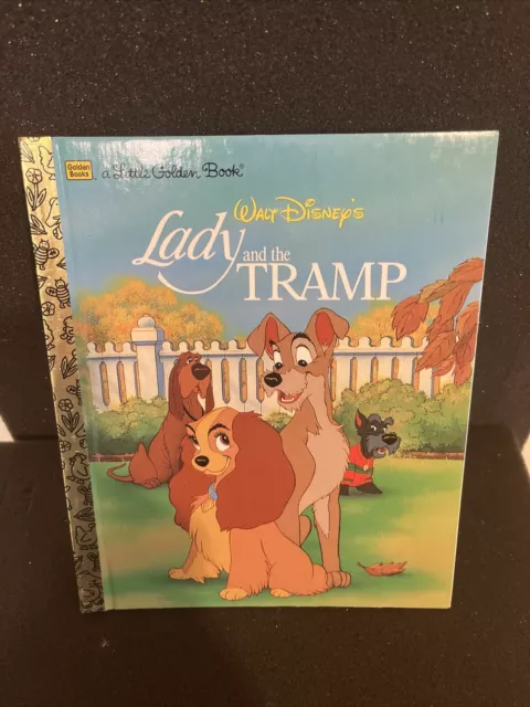 Golden Books A Little Golden Book Vtg Disneys Lady and the Tramp Hardcover