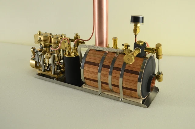 TWO-CYLINDER STEAM ENGINE Live Steam with Boiler Model £490.00 ...