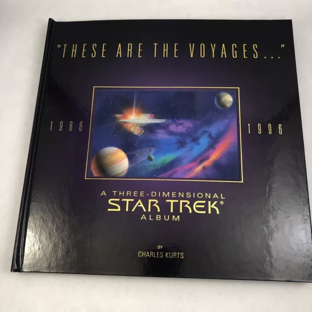 These Are The Voyages 3D Star Trek Album Pop Up Up Book 1966 1996 Charles Kurts