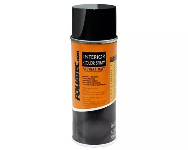 Foliatec Interior Color Spray schwarz matt Leder Stoff Kunstsoff 400ml