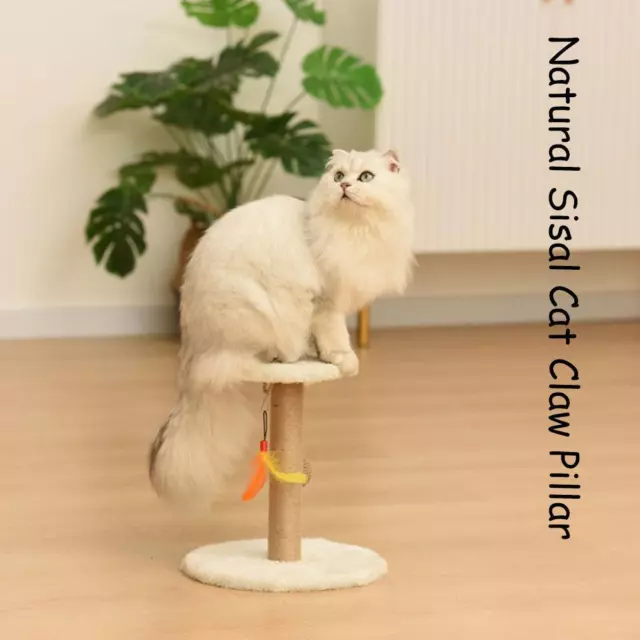 Wooden Cat Tree Scratching Post For Small Cats Kittens Nest✨y M4V4
