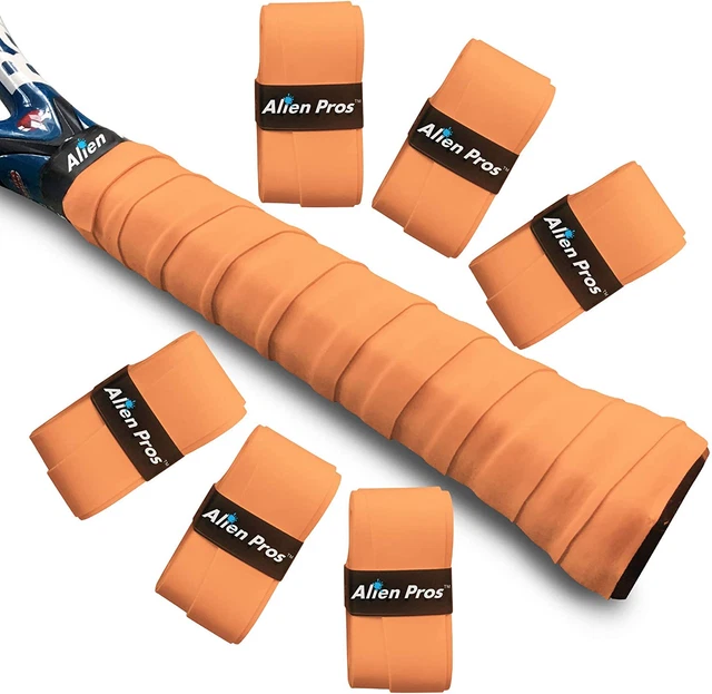 Alien  Pros  Tennis  Racket  Grip  Tape ( 6  Grips ) –  Precut  and  Light  Tac