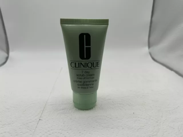 Clinique 7 Day Scrub Cream Rinse-off Formula 1.7 Oz / 50 ml Sample Size New