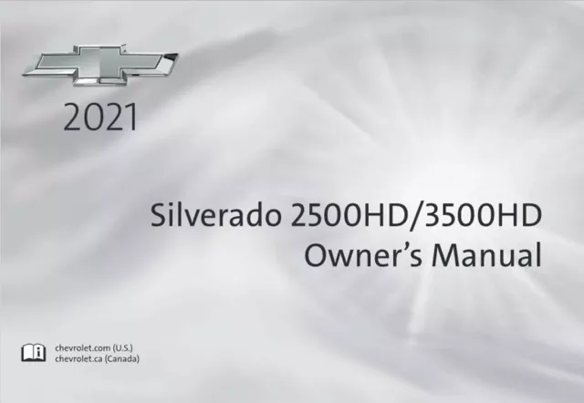 2021 Chevrolet Silverado 2500 3500HD Owners Manual User Guide