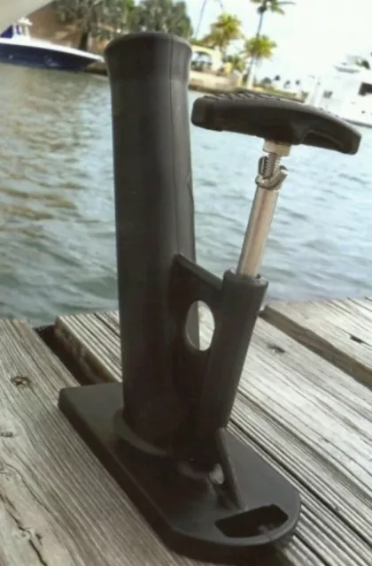 FISHING POLE HOLDER Fish from Deck or Pier MADE IN USA $25.00 - PicClick