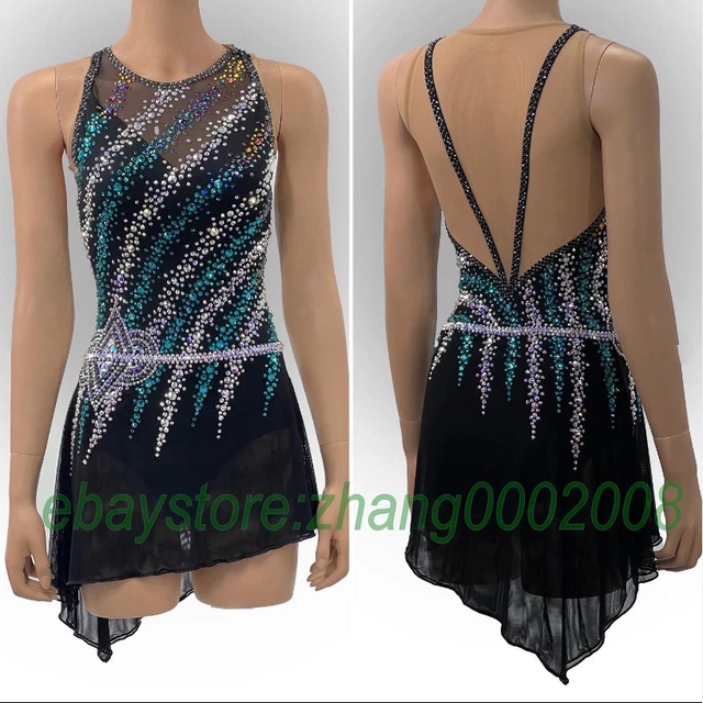 Ice Figure Skating Dress /Rhythmic Gymnastics Costume/Twirling Tap Dance Leotard
