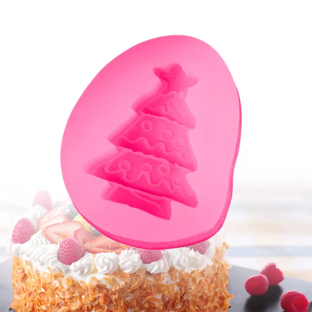 1PC Weihnachtsbaum Cupcake Silikonform Fondantform Süßwarenladen