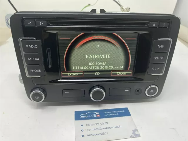 Autoradio Gps Multimedia Seat Leon Alhambra Altea Toledo Cupra Rns315 Cd Mp3 Sd