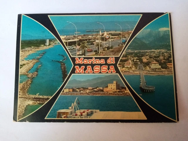 Cartolina Marina di Massa - Viaggiata nel 1982