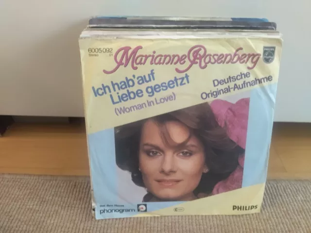 Single: Marianne Rosenberg - Ich habe auf Liebe gesetzt / Nur Sieger stehn im L.