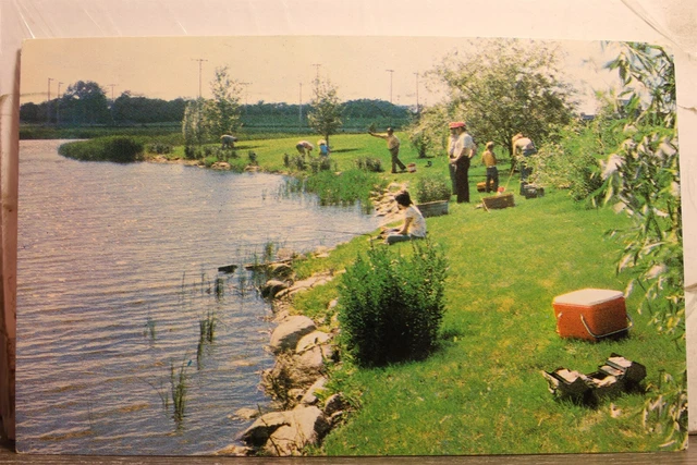 South Dakota SD Lake Eureka Fishing Postcard Old Vintage Card View Standard Post