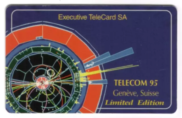 Telecom 95 Switz. Image of the CERN Particle Accelerator SPECIMEN Phone Card