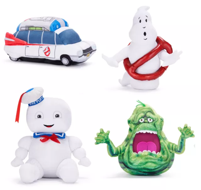New Official Ghostbusters Plush Soft Toy Slimer Stay Puft Ectomobile No Ghost
