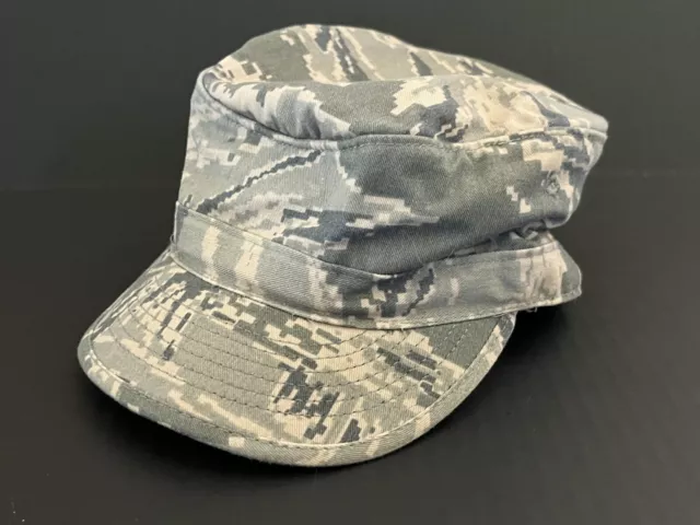 US Military Issue Air Force Utility Camouflage Pattern Cap Hat Size 7 1/8