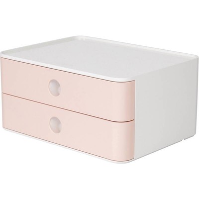 HAN 1120-83 colore: caramel brown SMART-BOX ALLISON cassettiera impilabile con 2 cassetti 