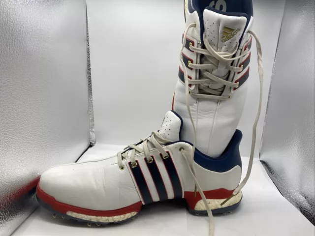 Adidas Tour 360 USA Tour FTWR Men's Golf Shoes Size 12 White ART F33512 RARE