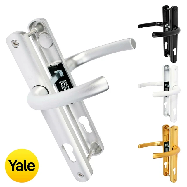 YALE SUPERIOR UPVC Door Handle Set 92mm Lever Pair 215mm Fixings 245mm