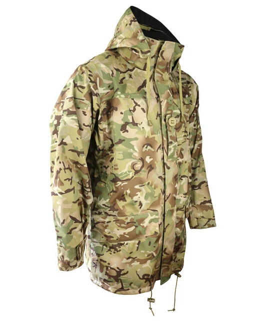 BRITISH ARMY / MOD STYLE KOMTEX WATERPROOF / BREATHABLE JACKET in BTP CAMO