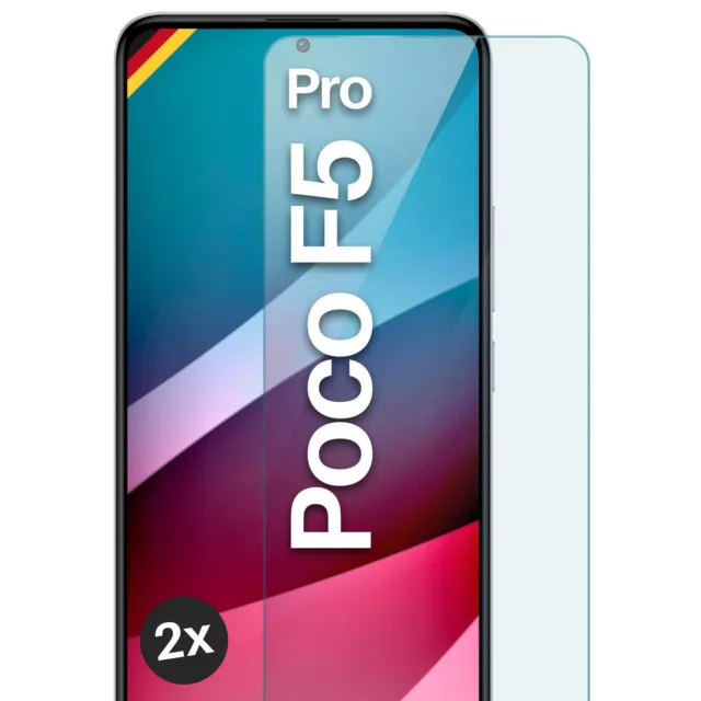 2X Protector Pantalla Para Xiaomi Poco X3 Pro / Nfc Cristal Vidrio
