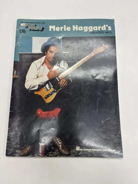 MERLE HAGGARD'S GREATEST Hits Piano Vocal Guitar Song Book Hal Leonard ...
