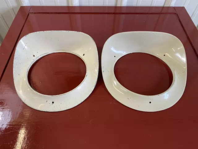 1955 1956 1957 Chevrolet Pickup Truck Pair Headlight Bezel 5948489
