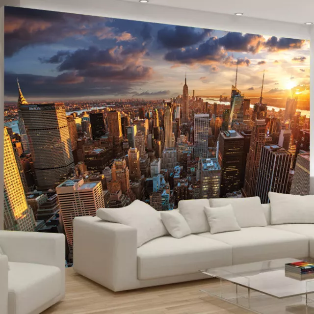 New York City Gebäude Skyline Manhattan Fototapete Wandbild Schlafzimmer Deko