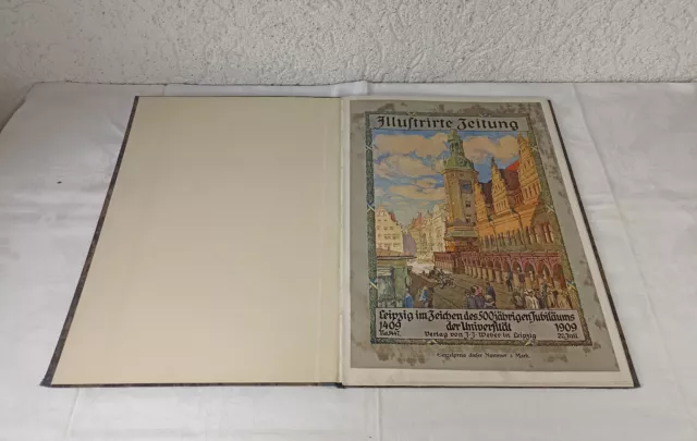 Festschrift Illustrie Zeitung Jubiläum Leipziger Universität 500 Jahr-Feier 1909