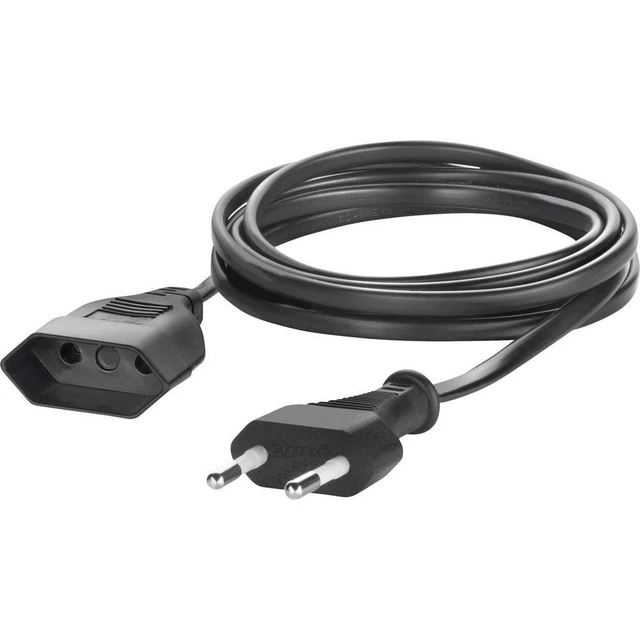 Sygonix SY-5042682 alimentation Rallonge noir 2.00 m