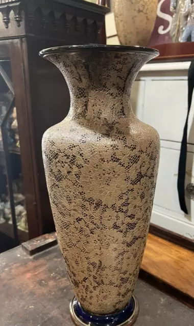 Large Antique Royal Doulton Slaters Patent Vase