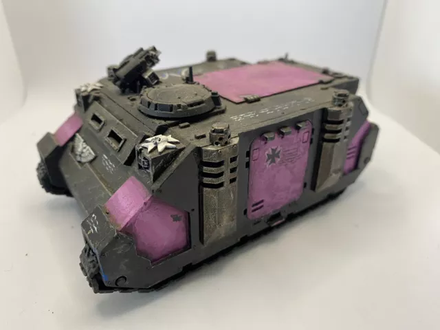 Space Marine Black Templars Rhino Well Painted Warhammer 40k