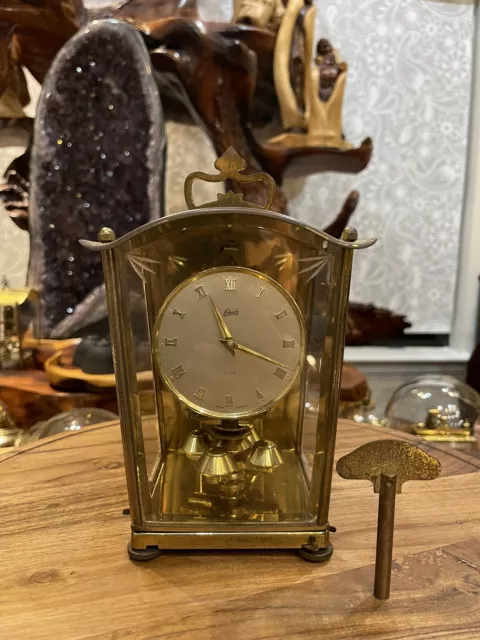 Schatz German 400 Day Anniversary Clock WORKING And Original Key Included