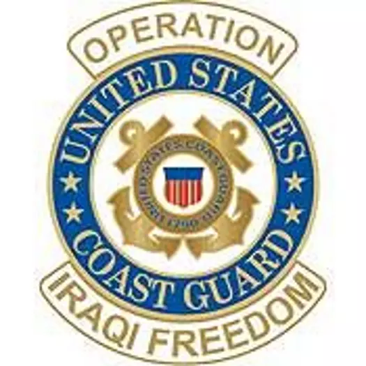 US Coast Guard Operation  Iraqi Freedom  Blue Pin