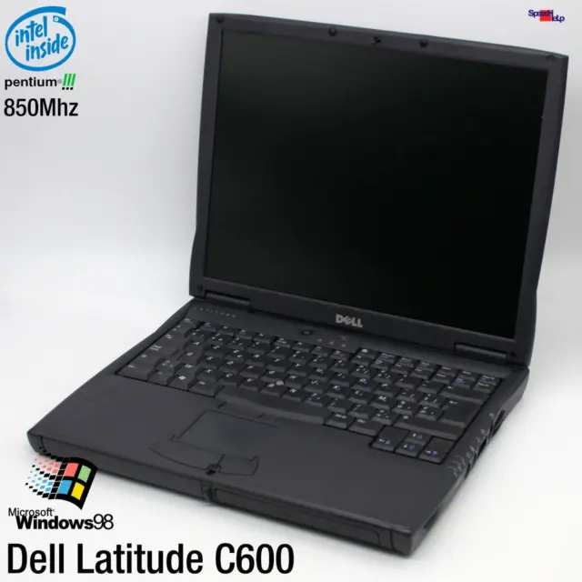 Dell Latitude C600 Notebook Laptop Windows 98 Parallel Lpt Pentium 3 III