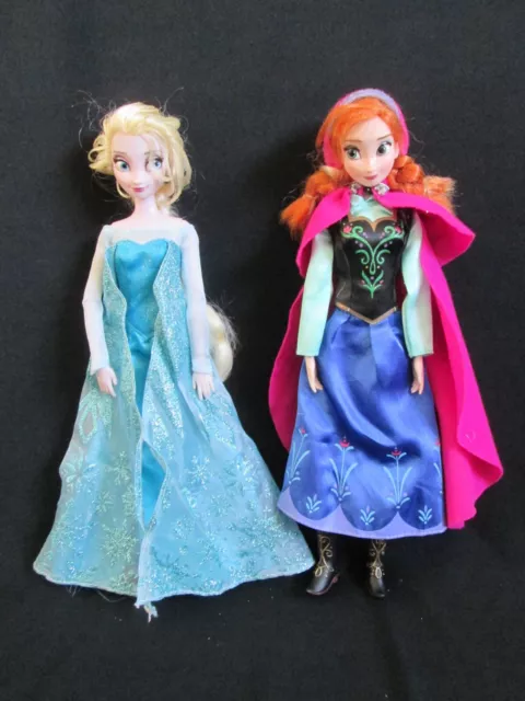 Disney Store Frozen Classic Anna & Elsa Dolls