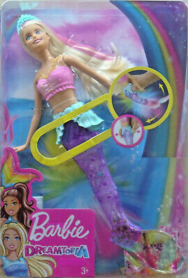 Poupée Barbie Dreamtopia Sirène Lumières Et Danse Aquatique "Mattel" - Neuve -