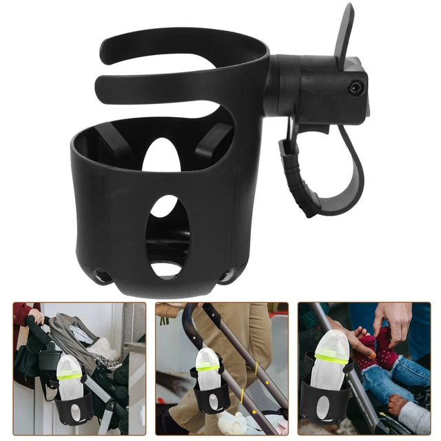 Portavasos ajustable carrito biberón estante ciclismo bebida negro