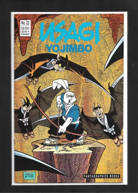Usagi Yojimbo #22 (1989): Fantagraphics Books! Stan Sakai! TMNT! VF (8.0)!