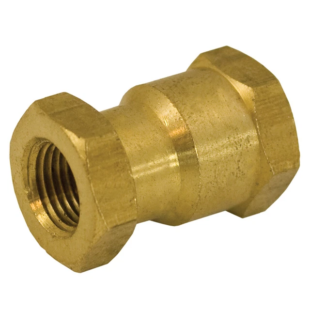 1/2" x 3/8" Yellow Brass Bell Reducer ,PartNo P19086 JonesStephens