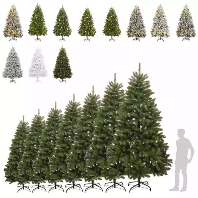 Sapin de Noël artificiel articulé 150 LED et boules 120 cm