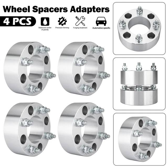 4Pcs 4x110 2" ATV Wheel Spacer 10x1.25 For Suzuki Kawasaki Brute Force 750 650