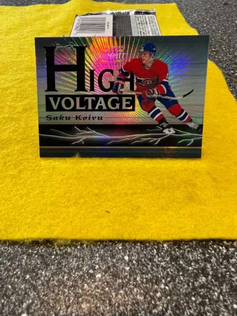 Saku Koivu Canadiens 1996 Summit Nhl High Voltage Insert Hockey Card # 1059/1500