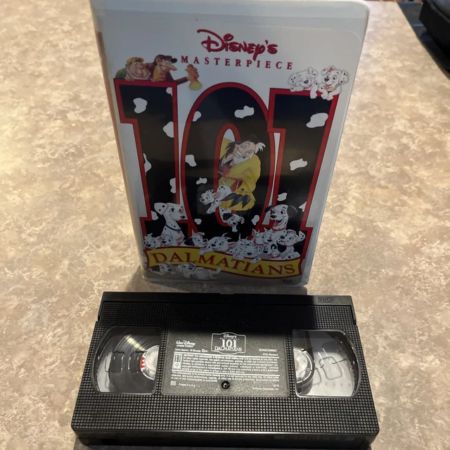 DISNEY'S MASTERPIECE 101 Dalmatians Original Clamshell VHS (VHS, 1999 ...