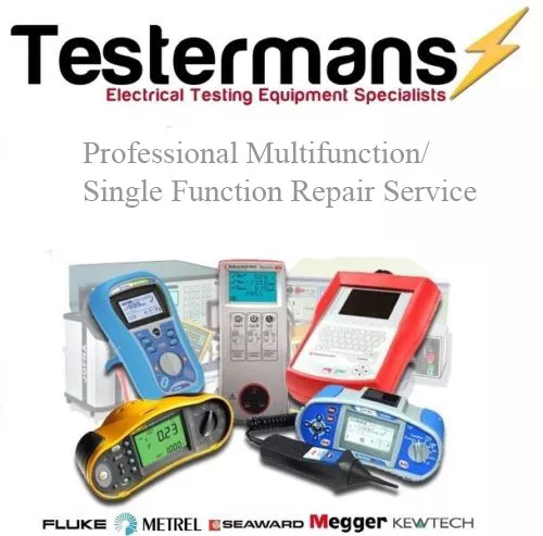 Multifunction/ Single function Tester Repair Service, Fluke,Metrel + many more