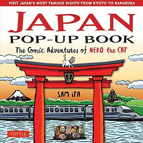 Japan Pop-Up Livre :The Bd Adventures Of Neko The Cat Par Sam Ita , Neuf , Avant