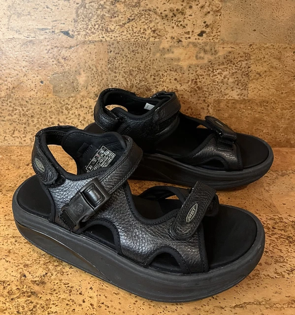 Women's MBT Kisumu 3S Black Sandals Size 36EU US size 5.5