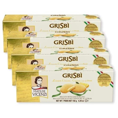 Grisbi Lemon Cream by Matilde Vicenzi | Lemon Filled Vanilla Patisserie Pastr...